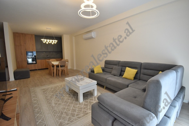 Modern two bedroom apartment with a veranda for rent in Liqeni i Thate, very close to the Artificial